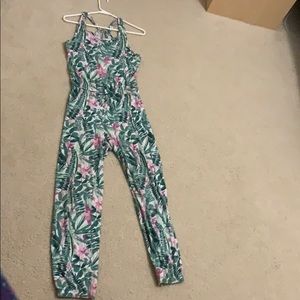 Tropical print  jumpsuit